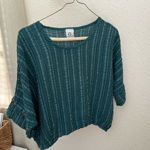 Unique batik oversized top